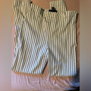 Forever 21 stripped capri pants